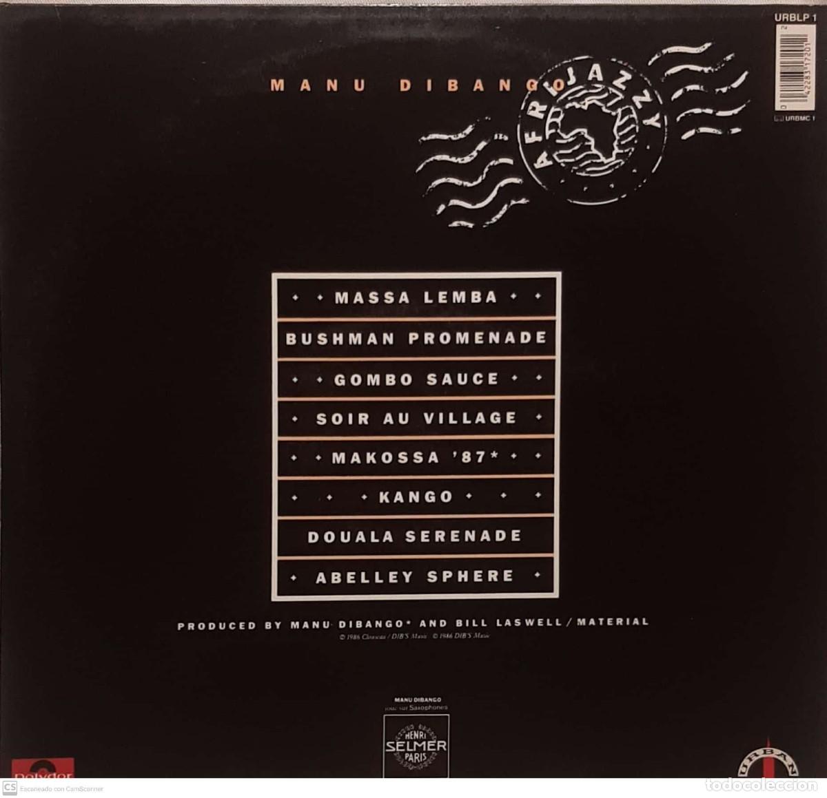 Discos de vinilo: Manu Dibango &lrm;&ndash; Afrijazzy - Foto 2