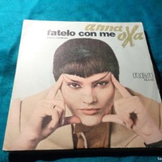 Discos de vinilo: ANNA OXA. FATELO CON ME / PELLE DI SERPENTE. RCA, 1978. IMPECABLE. Lote 388033734