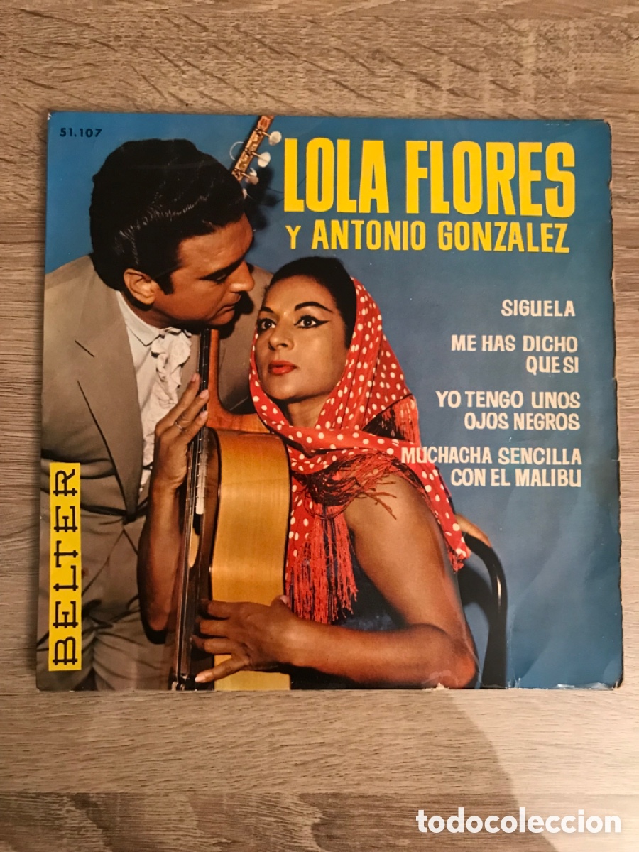 Discos de vinilo: Disco vinilo single Lola Flores - Foto 1
