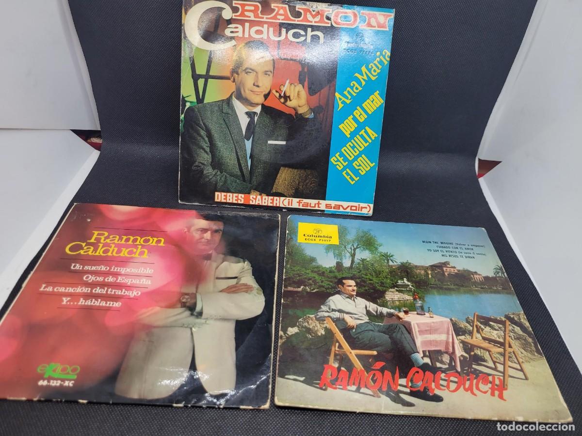 Discos de vinilo: 3 singles vinilo de RAMON CALDUCH - Foto 1