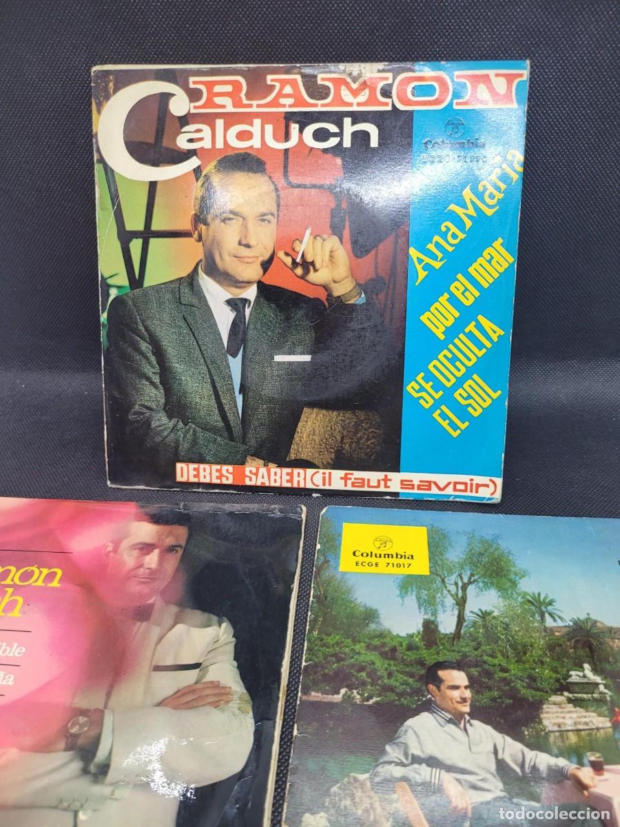 Discos de vinilo: 3 singles vinilo de RAMON CALDUCH - Foto 3