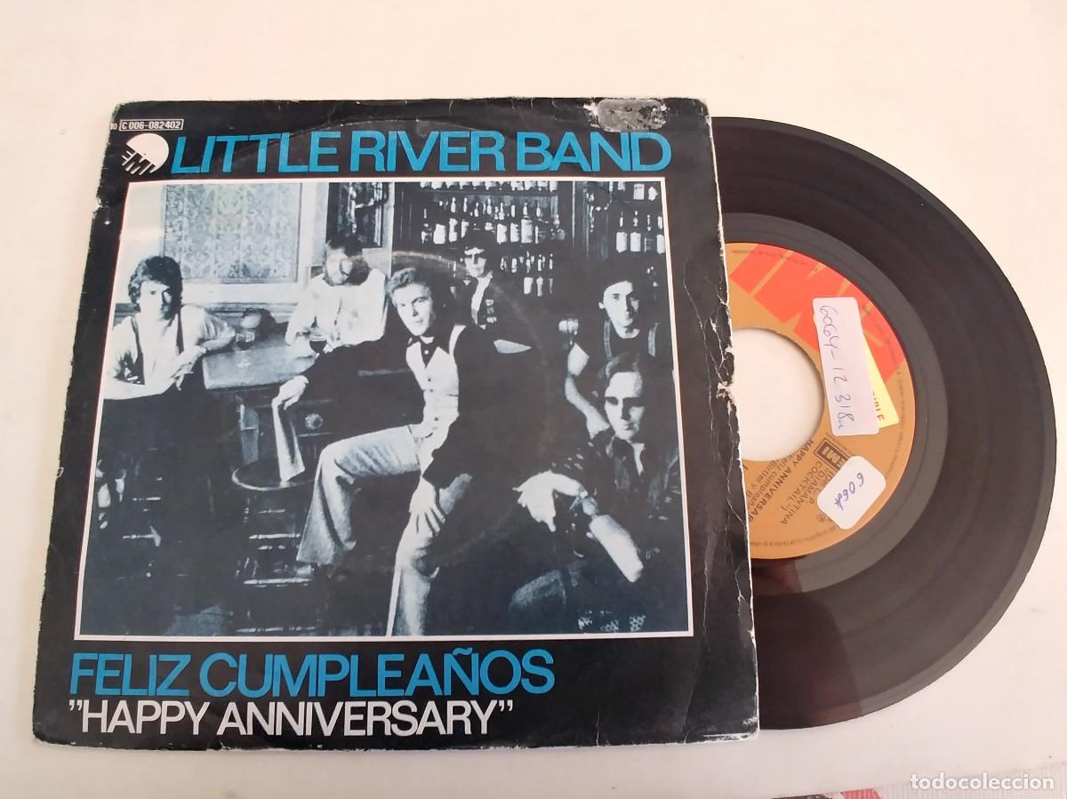 Discos de vinilo: LITTLE RIVER BAND-SINGLE HAPPY ANNIVERSARY - Foto 1