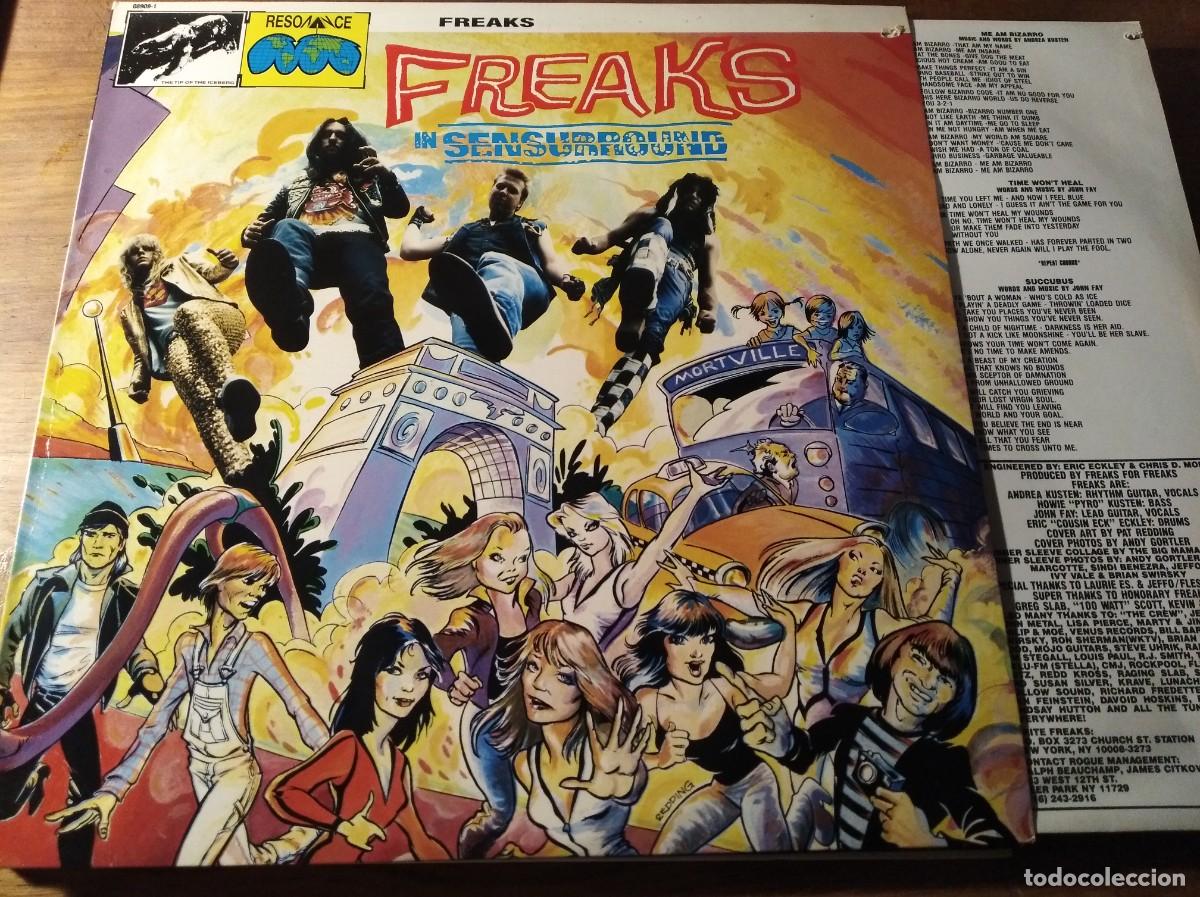 Disques de vinyle: FREAKS - IN SENSURROUND ***** LP USA 1989 GARAGE ROCK GRAN ESTADO