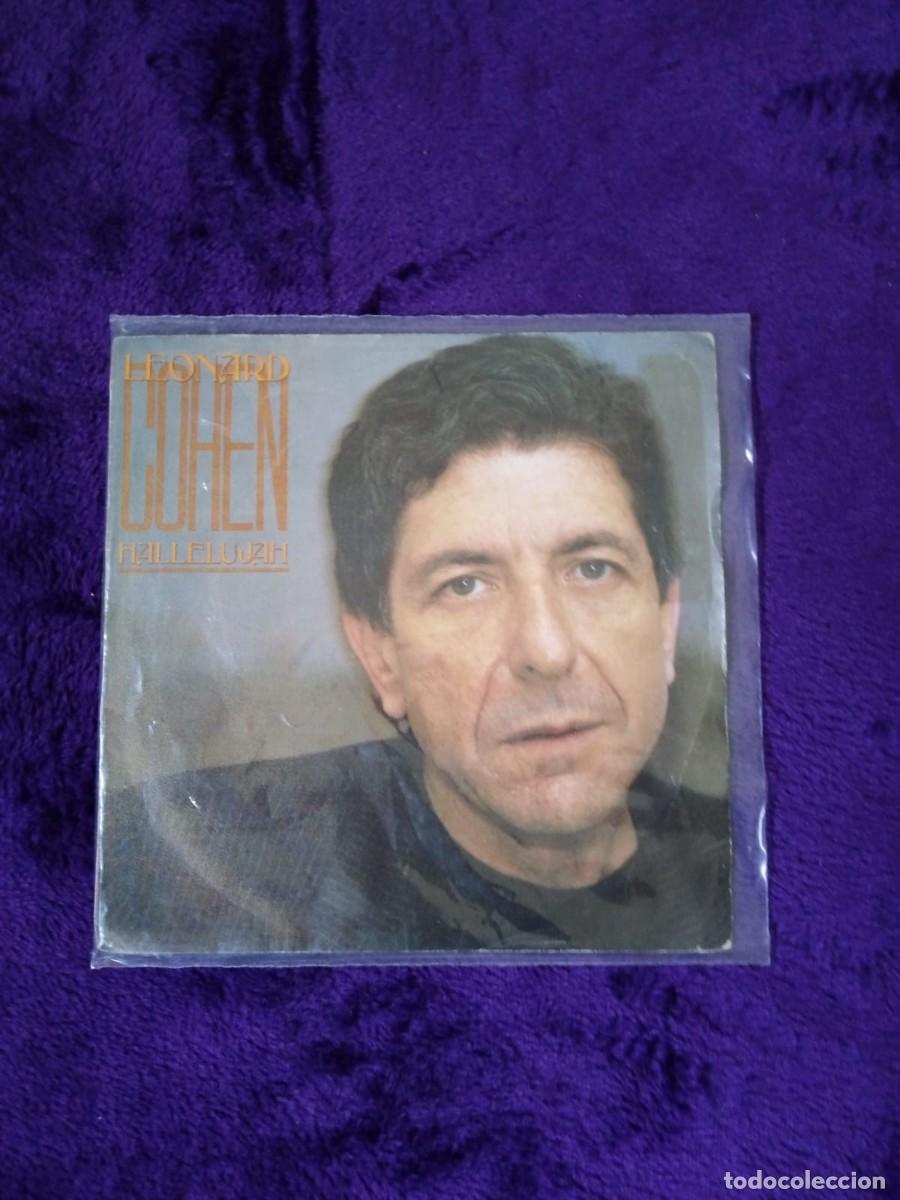 Discos de vinilo: DISCO DE VINILO SINGLE DE LEONARD COHEN, HALLELUJAH - Foto 1