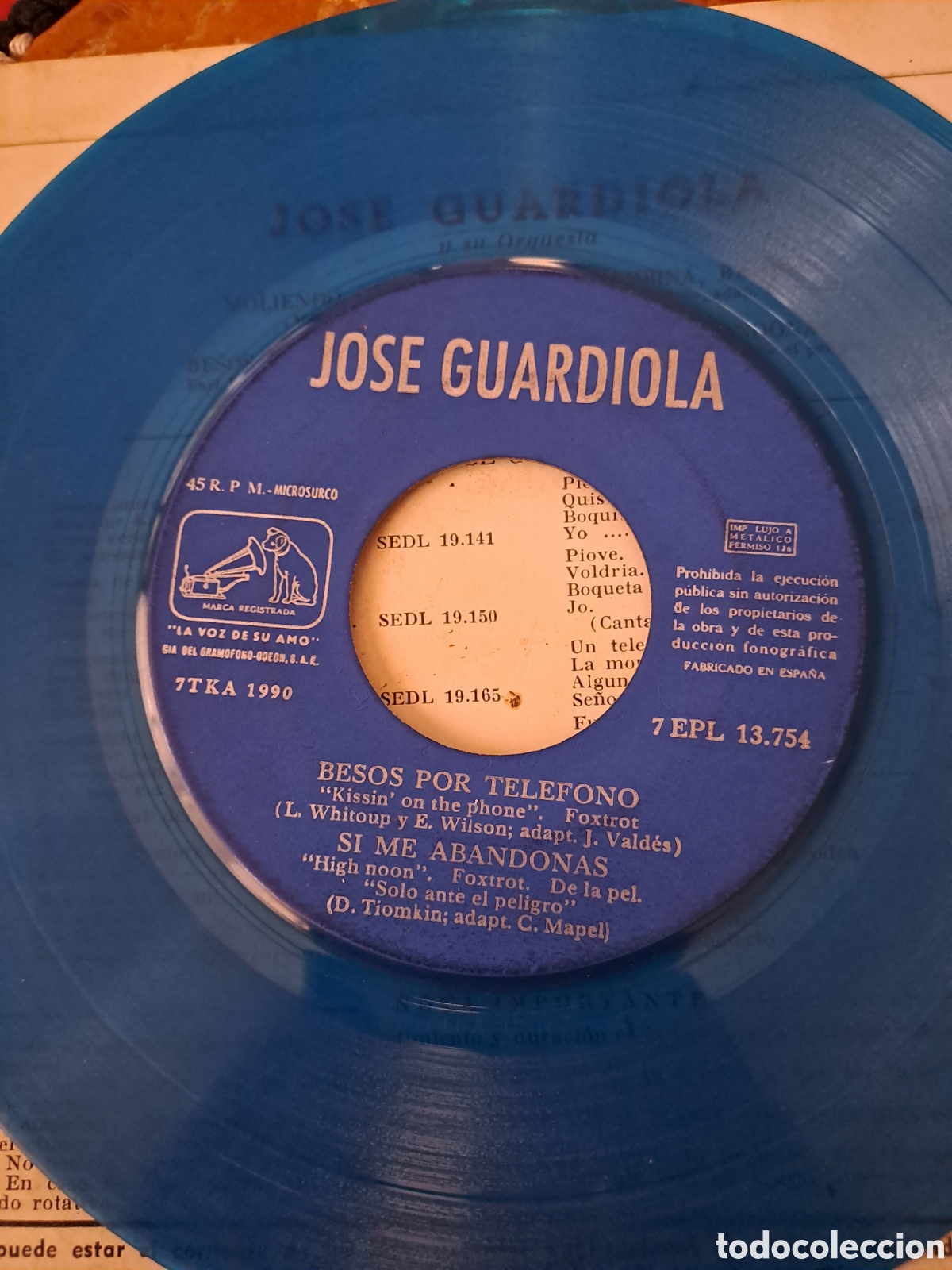 Discos de vinilo: ***Jos&eacute; Guardiola Y Su Orquesta*&nbsp;&ndash;&nbsp;Moliendo Caf&eacute;.. - Foto 3