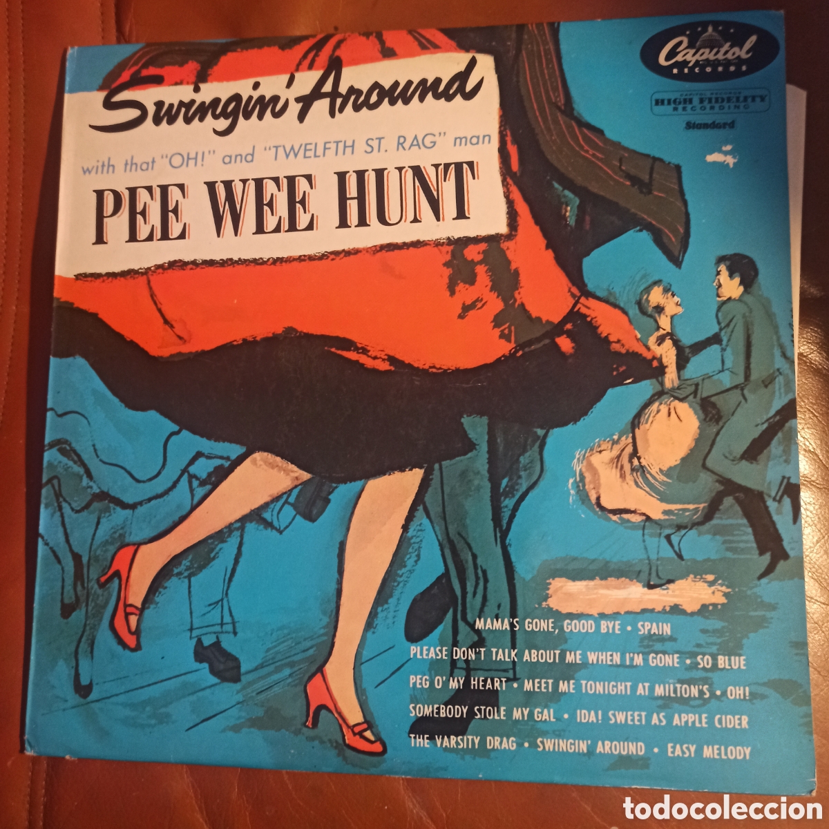 Discos de vinilo: Pee Wee Hunt And His Orchestra &ndash; Swingin Around - Foto 1