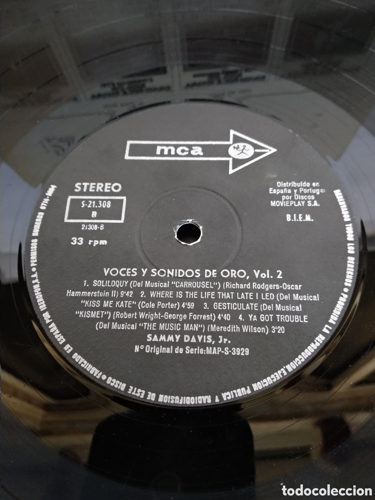 Discos de vinilo: *SAMMY DAVIS JR. SPAIN, MCA, 1971, LC.3 - Foto 4