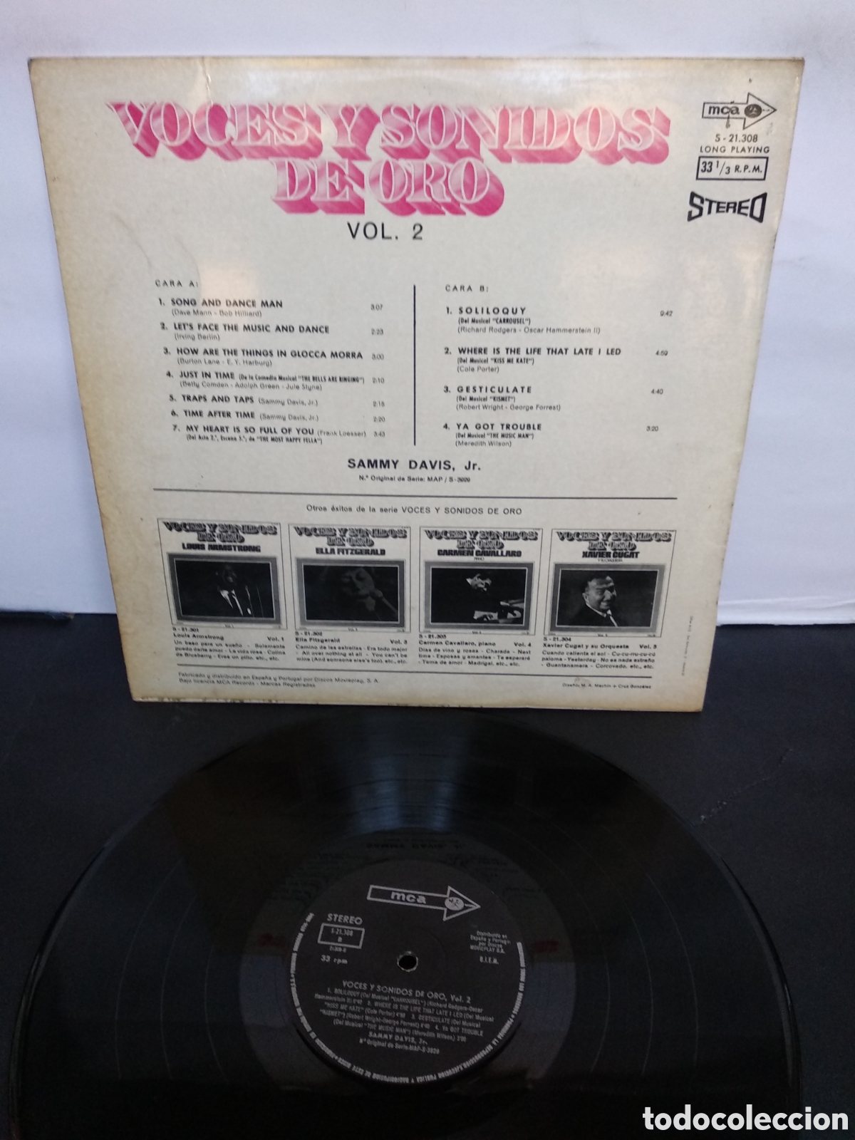 Discos de vinilo: *SAMMY DAVIS JR. SPAIN, MCA, 1971, LC.3 - Foto 2