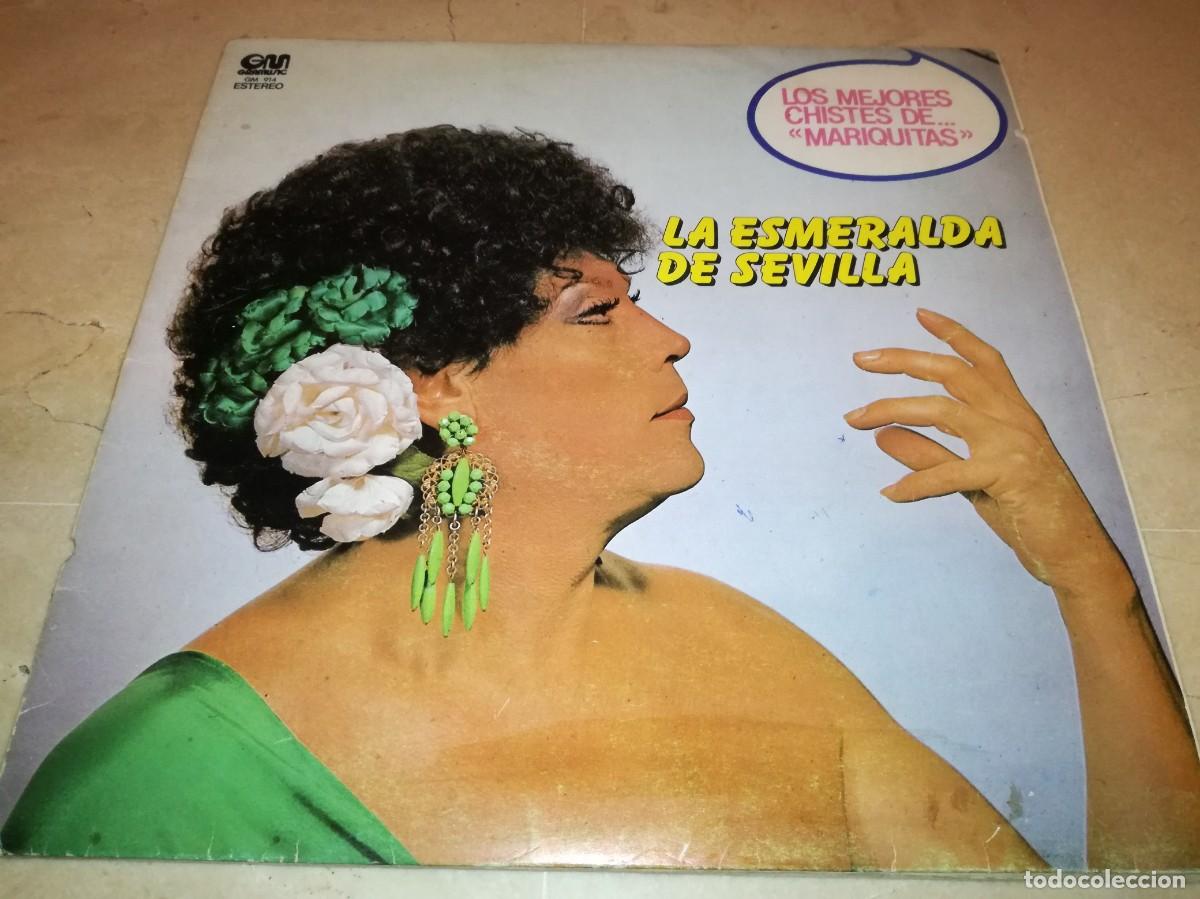 Discos de vinilo: LA ESMERALDA DE SEVILLA-LOS MEJORES CHISTES DE MARIQUITAS-ORIGINAL 1980