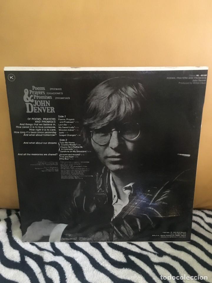 Discos de vinilo: John Denver &lrm;&ndash; Poems, Prayers & Promises - Foto 2