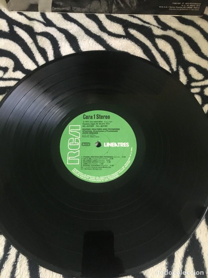 Discos de vinilo: John Denver &lrm;&ndash; Poems, Prayers & Promises - Foto 3