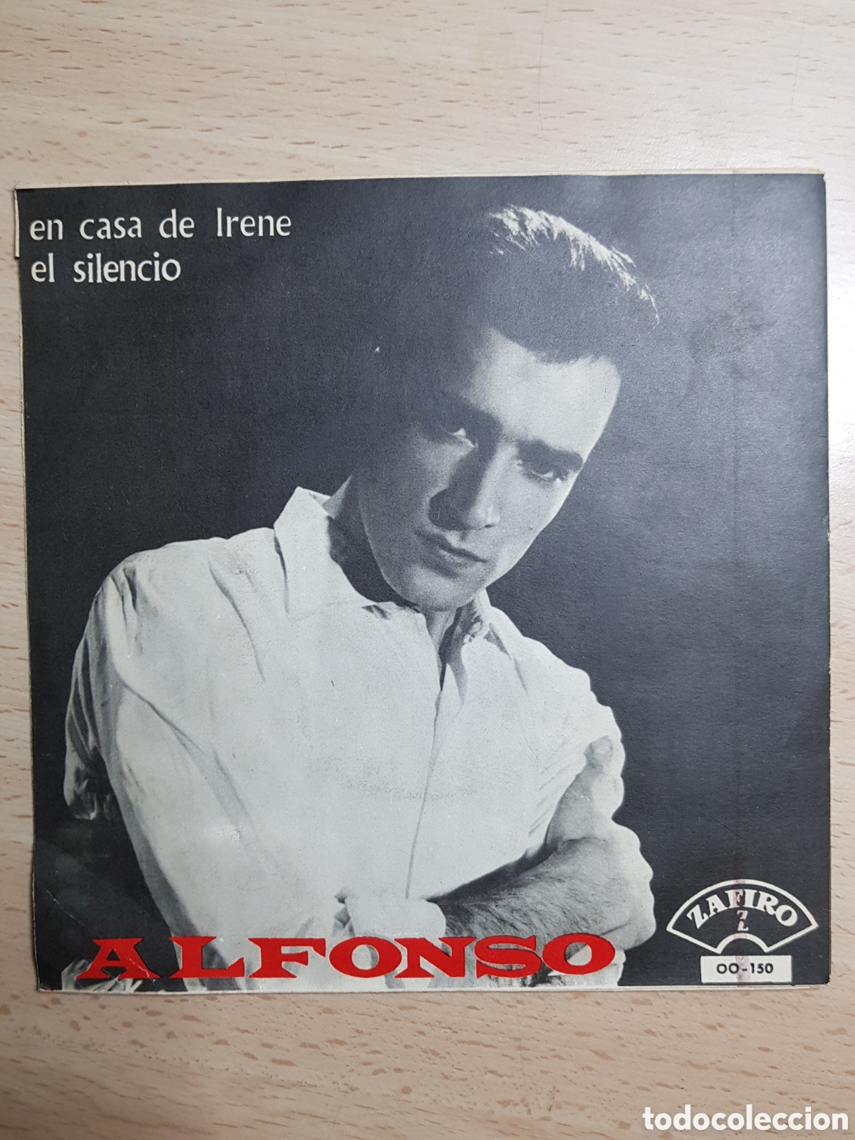 Discos de vinilo: Single 7&rdquo; Alfonso 1966 En casa de Irene + El silencio. - Foto 2