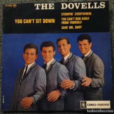 Discos de vinilo: DOVELLS - EP FRANCES 1963 - YOU CAN'T SIT DOWN - CAMEO PARKWAY - DOOWOP. Lote 388227419