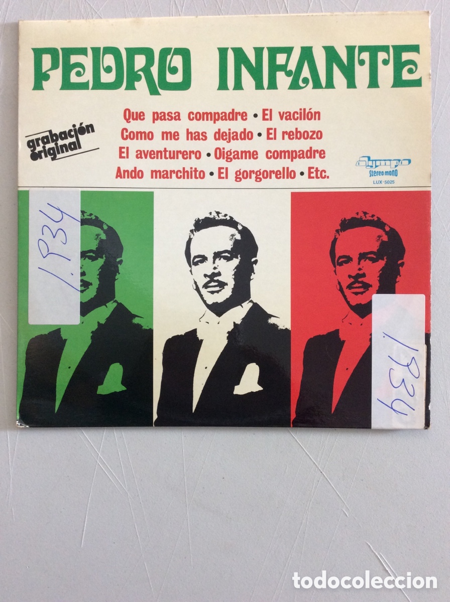 Discos de vinilo: Pedro Infante. Que pasa compadre. - Foto 1