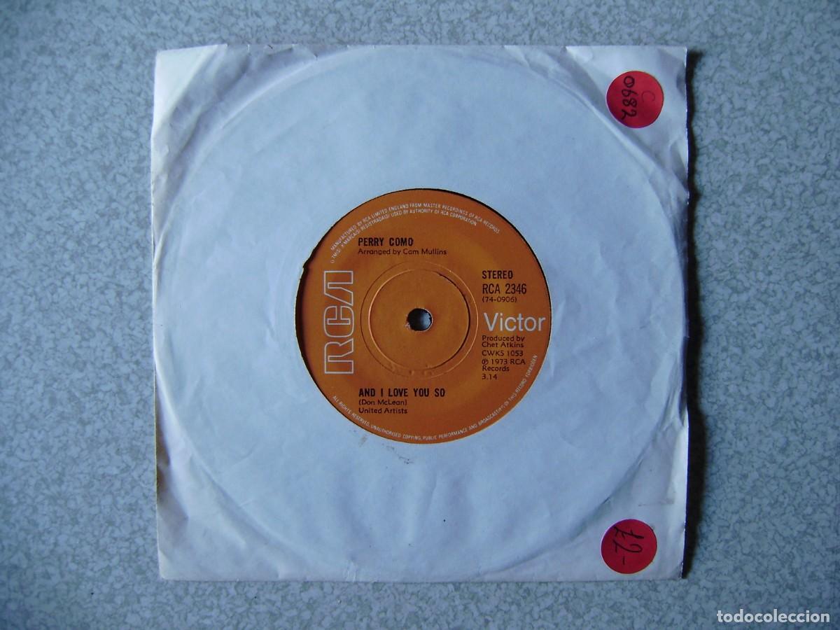 Discos de vinilo: PERRY COMO....PEDIDO MINIMO 5&euro; - Foto 2