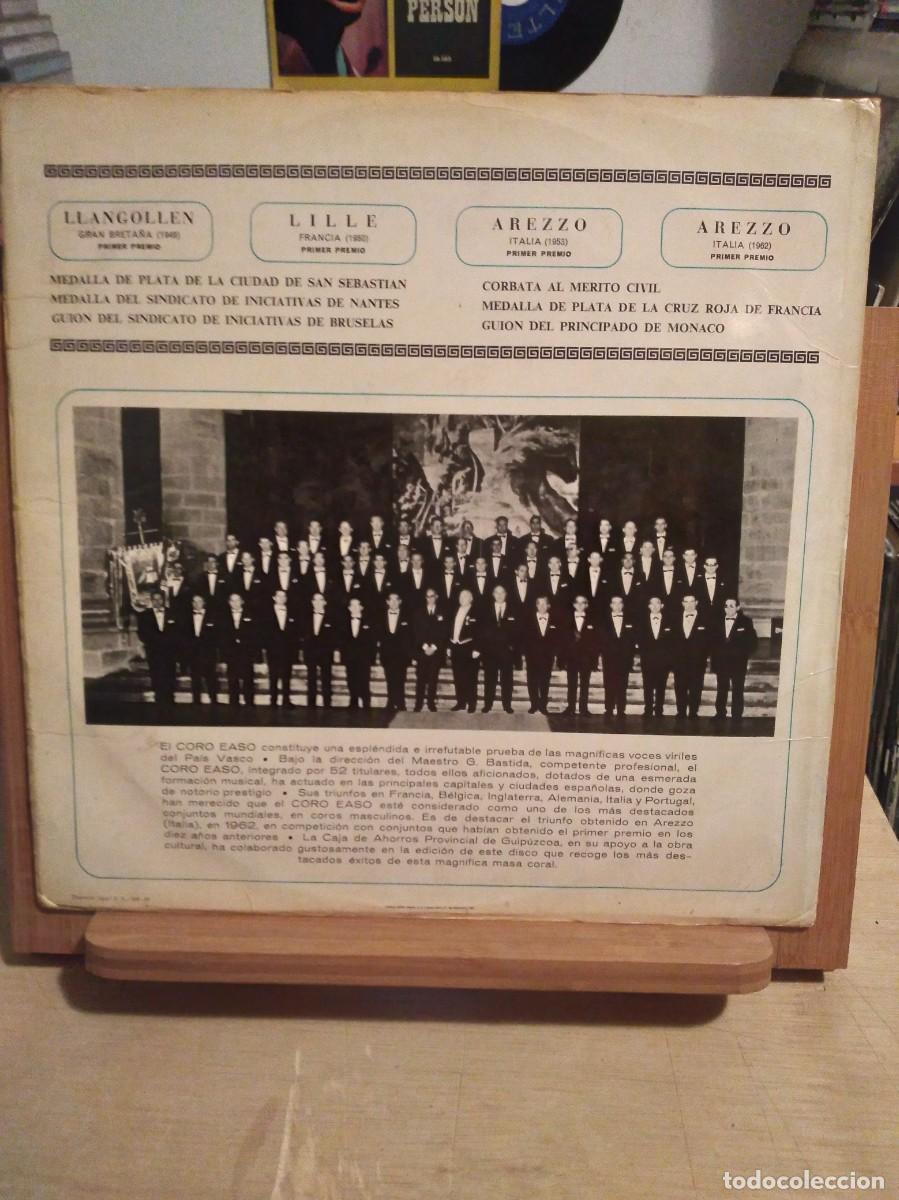 Discos de vinilo: CORO EASO-COROS VASCOS-LP VINILO- - Foto 2