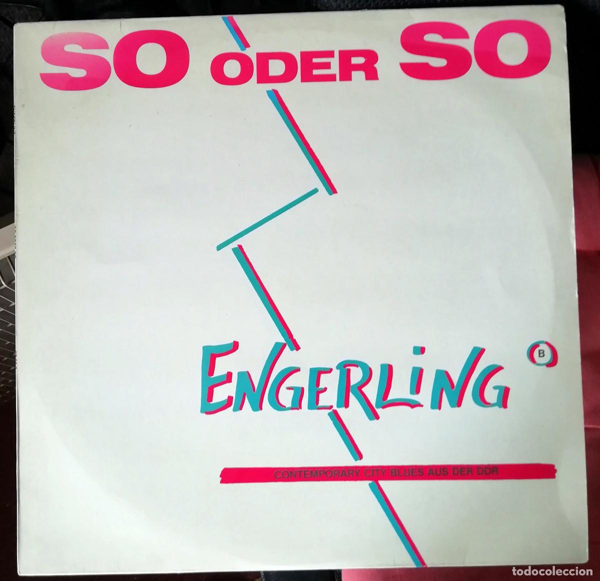 Discos de vinilo: Engerling &ndash; So Oder So LP, Germany 1989 Electric Blues, Blues Rock - Foto 1
