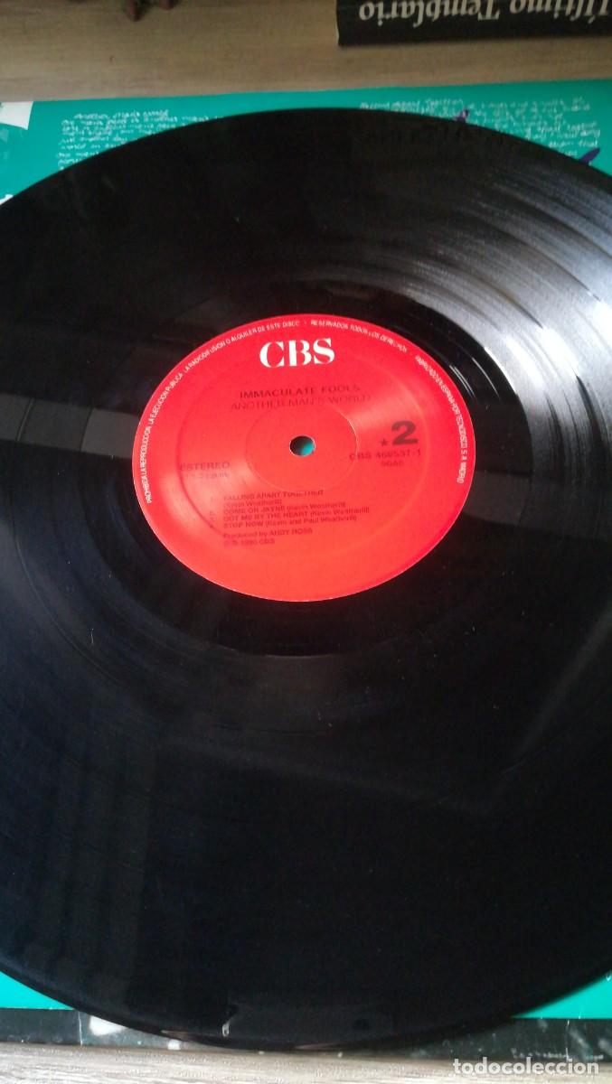 Discos de vinilo: Inmaculate fools another mans world lp 1990 - Foto 8