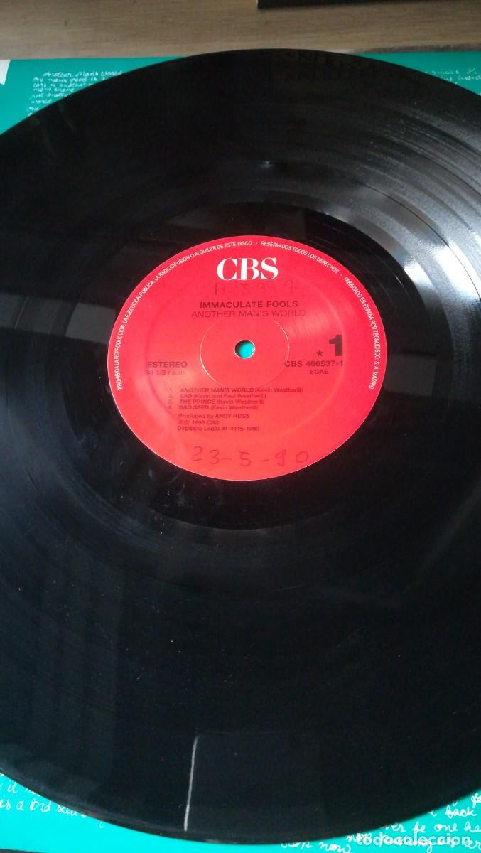 Discos de vinilo: Inmaculate fools another mans world lp 1990 - Foto 9