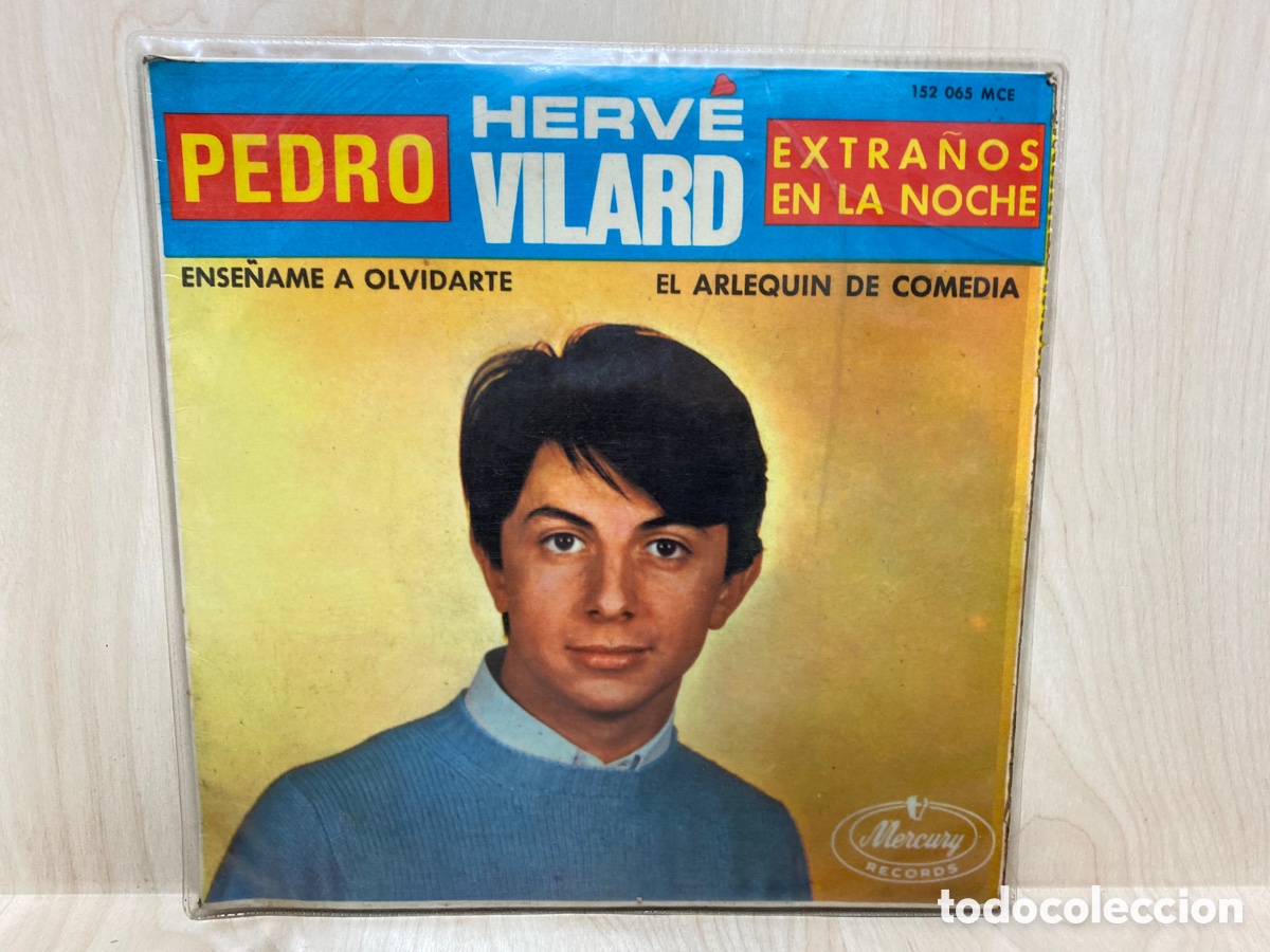 Discos de vinilo: Herv&eacute; Vilard - Pedro (7&rdquo;, EP, Mono) - Foto 1