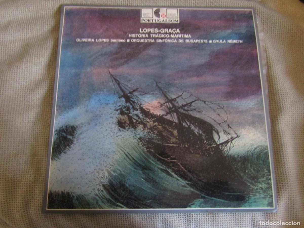 Discos de vinilo: Fernando Lopes Gra&ccedil;a - Hist&oacute;ria Tr&aacute;gico Mar&iacute;tima LP 33 RPM - 1987