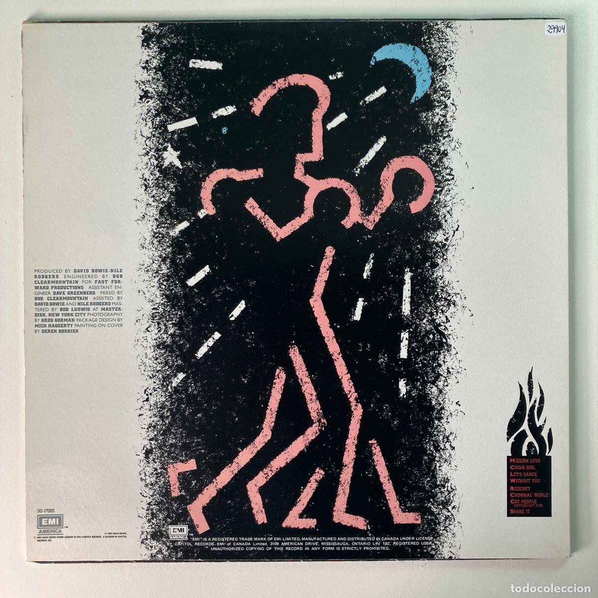Discos de vinilo: David Bowie &lrm;&ndash; Lets Dance, Canada 1983 EMI America* - Foto 2