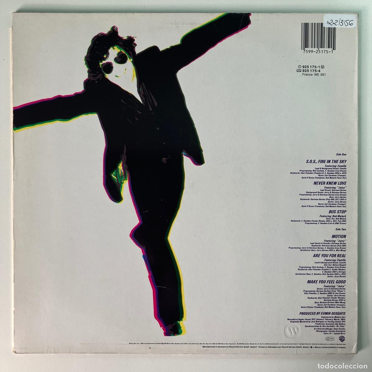 Discos de vinilo: Deodato &lrm;&ndash; Motion, Europe 1984 Warner Bros - Foto 2
