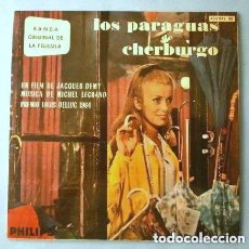 Discos de vinilo: LOS PARAGUAS DE CHERBURGO (EP BSO 1964) BANDA SONORA DEL FILM (DISCO NUEVO) MUSICA DE MICHEL LEGRAND