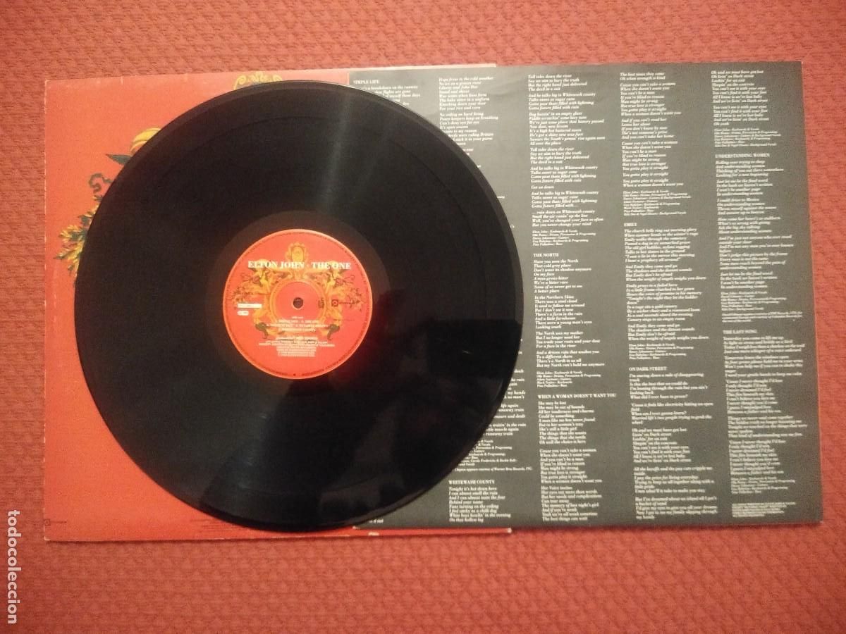 Discos de vinilo: ELTON JOHN - THE ONE Phonogram Made in Europe - Foto 2