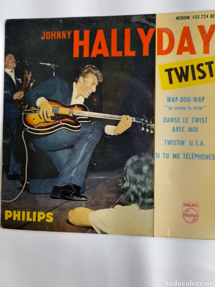 Discos de vinilo: JOHNNY HALLYDAY. TWIST. VINILO - Foto 1