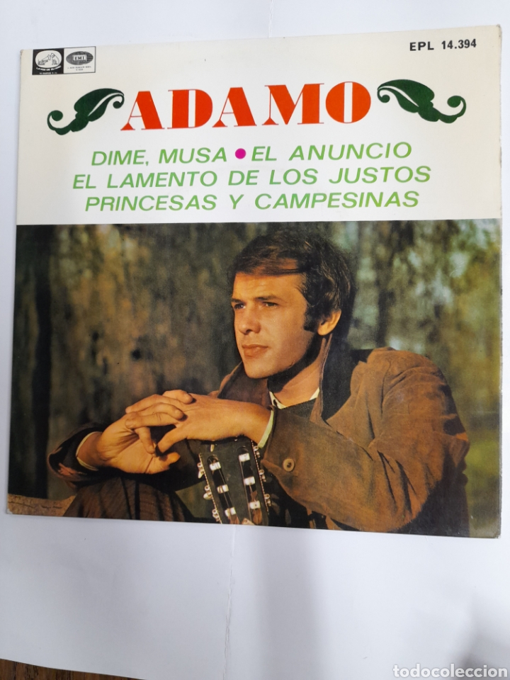 Discos de vinilo: ADAMO. Dime, musa. VINILO - Foto 1