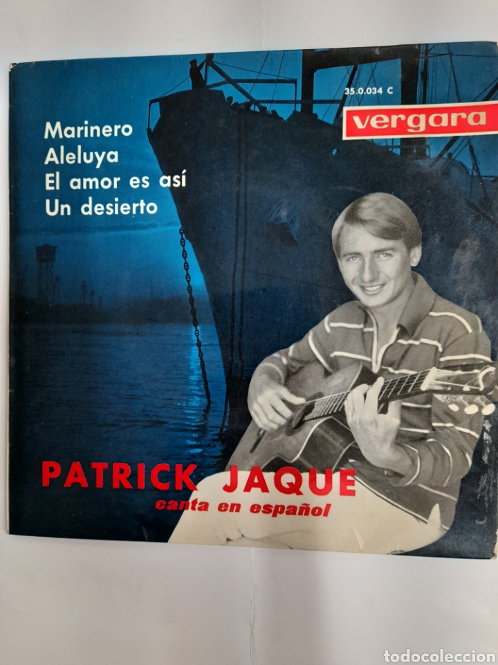 Discos de vinilo: PATRICK JAQUE. Marinero. VINILO - Foto 1