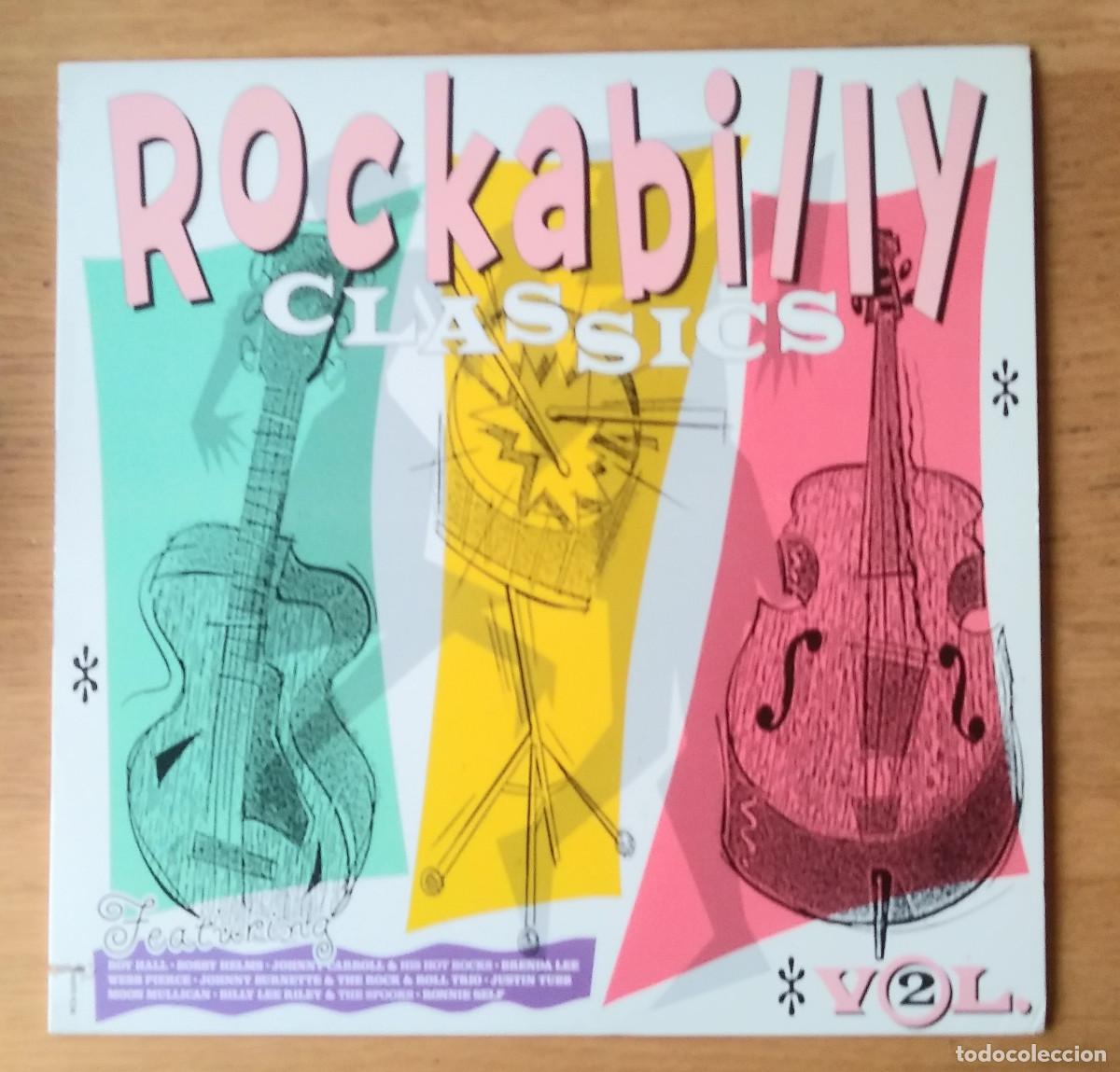 Discos de vinilo: V/A: &rdquo;ROCKABILLY CLASSICS VOLUME 2&rdquo; LP VINILO 1987 - Foto 1