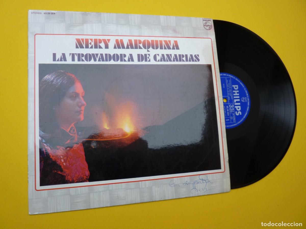 Discos de vinil: LP NERY MARQUINA - La Trovadora De Canarias - SPAIN Press - 63 25 054 (EX/M-)