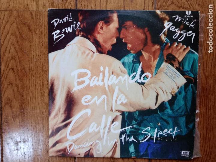 Discos de vinilo: David Bowie - Mick Jagger / bailando en la calle - Foto 1