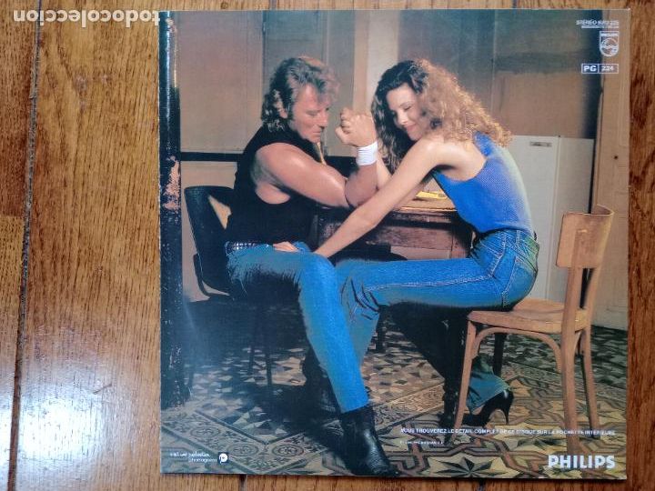 Discos de vinilo: Johnny Hallyday - pas facile - Foto 2