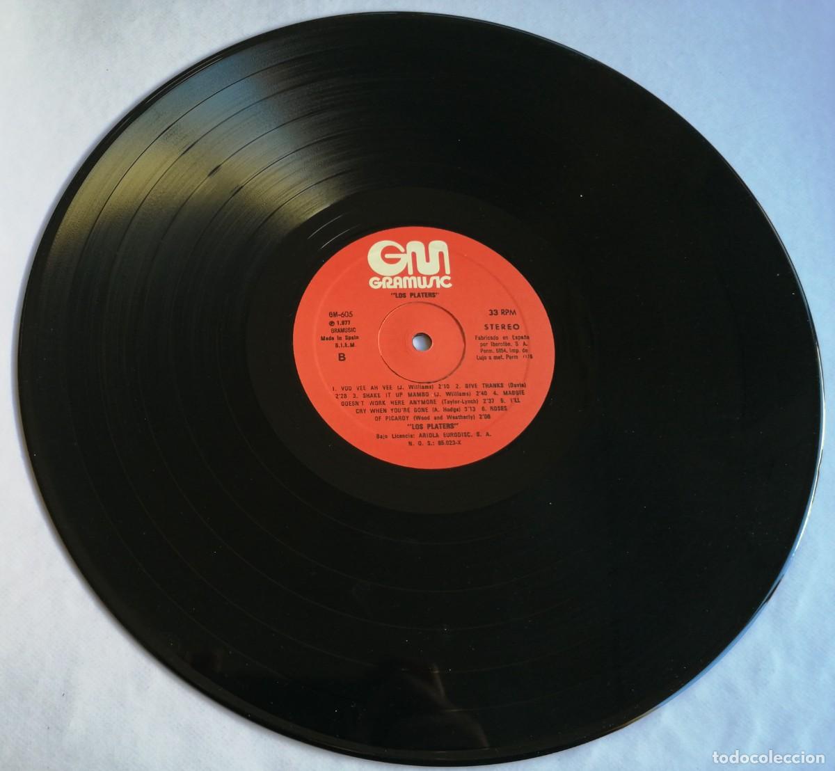 Discos de vinilo: Los Platers, Los Platers, Gramusic GM-605 - Foto 3