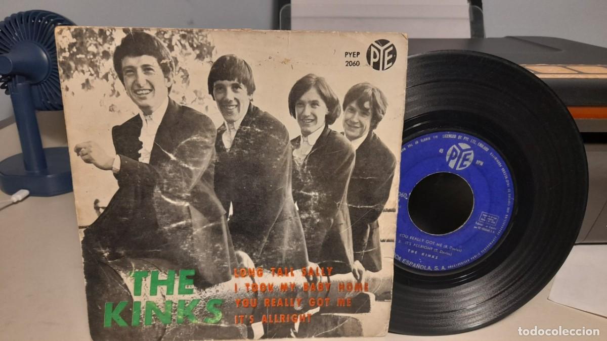 Discos de vinilo: EP THE KINKS : YOU REALLY GOT ME + 3 ( DETERIORADO ) - Foto 1