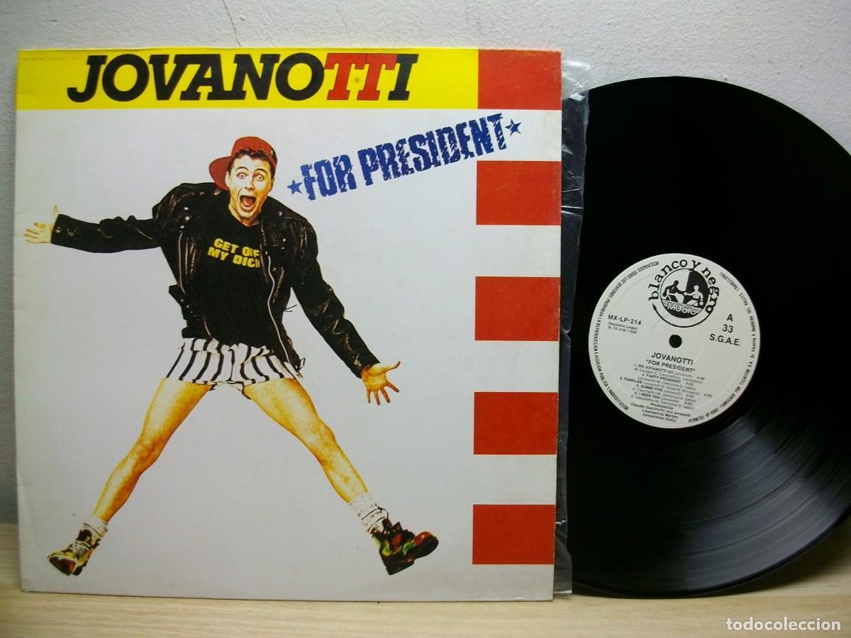 Discos de vinilo: Jovanotti &ndash; For President LP 1988 - Foto 1