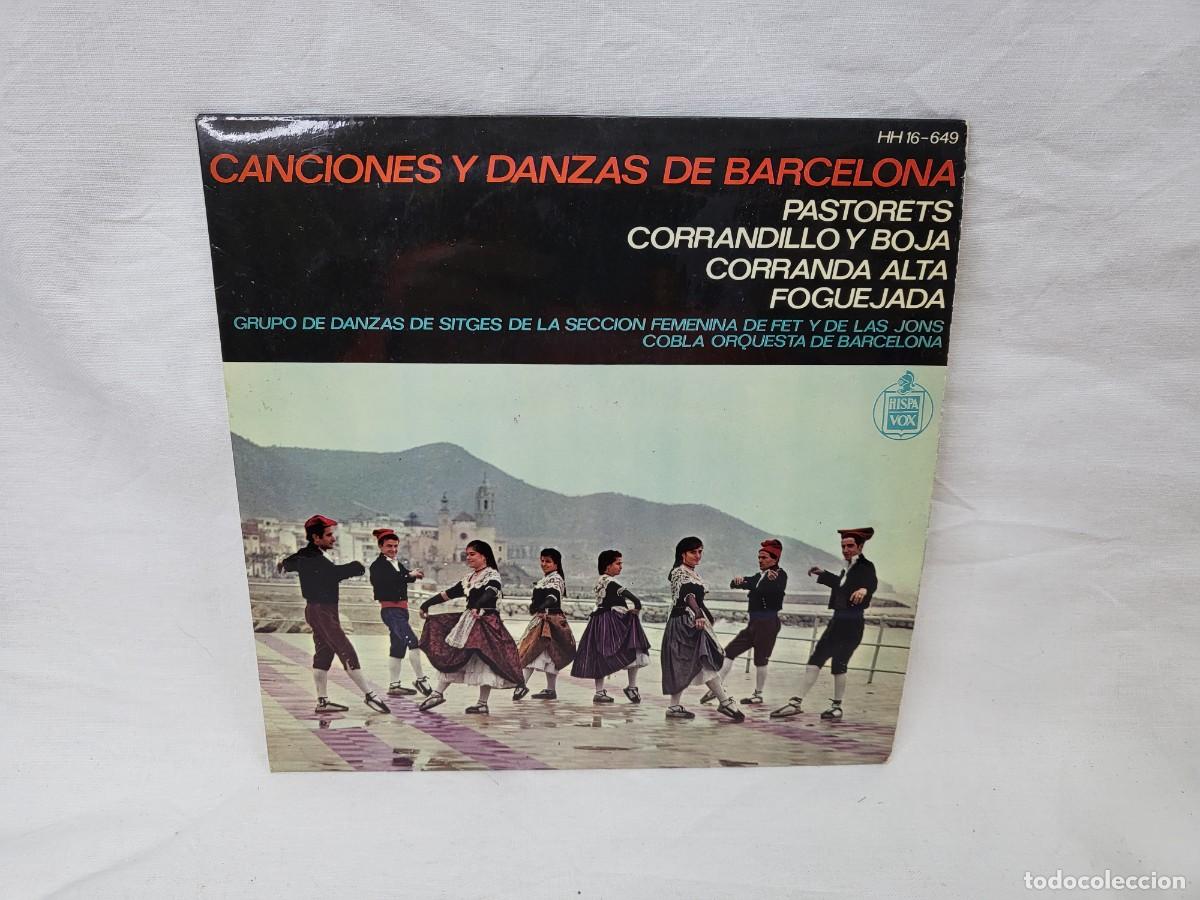 Discos de vinilo: SINGLE, VINILO,CANCIONES Y DANZAS DE BARCELONA - Foto 1