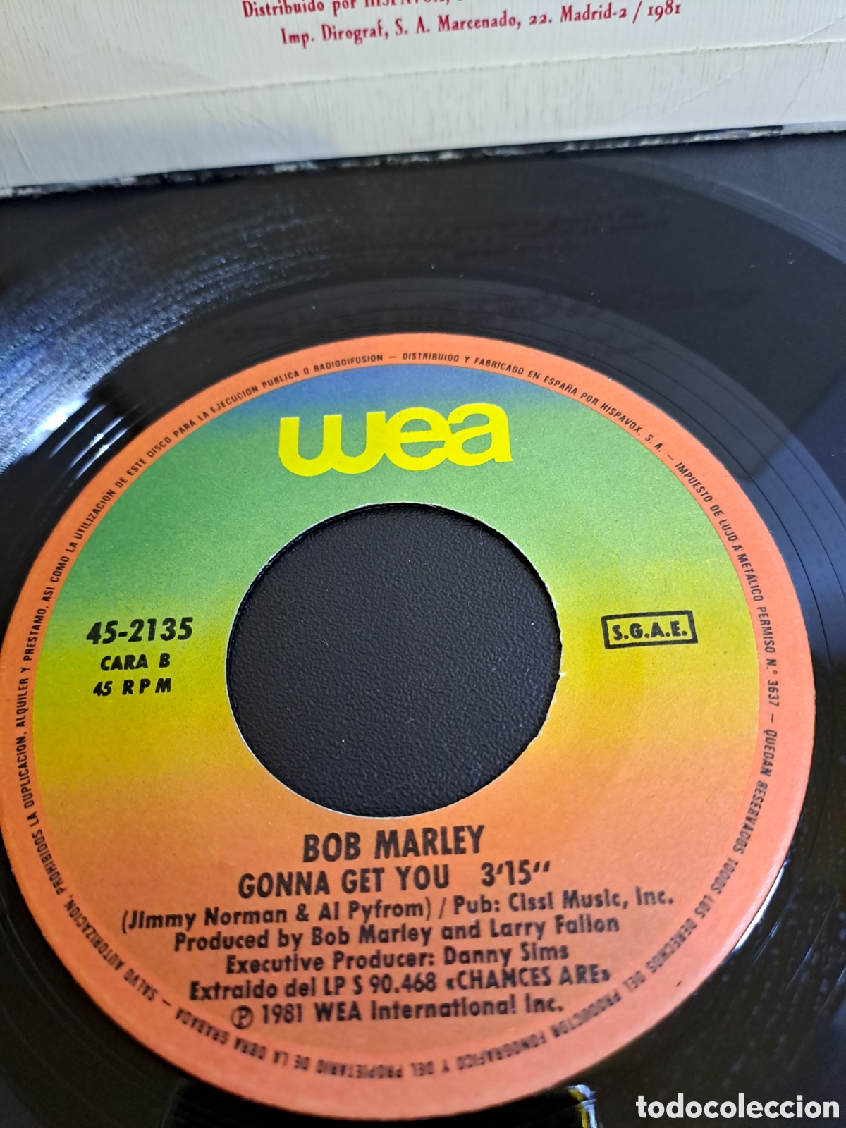 Discos de vinilo: ***Bob Marley. REGGAE ON BROADWAY. LGS.9 - Foto 3