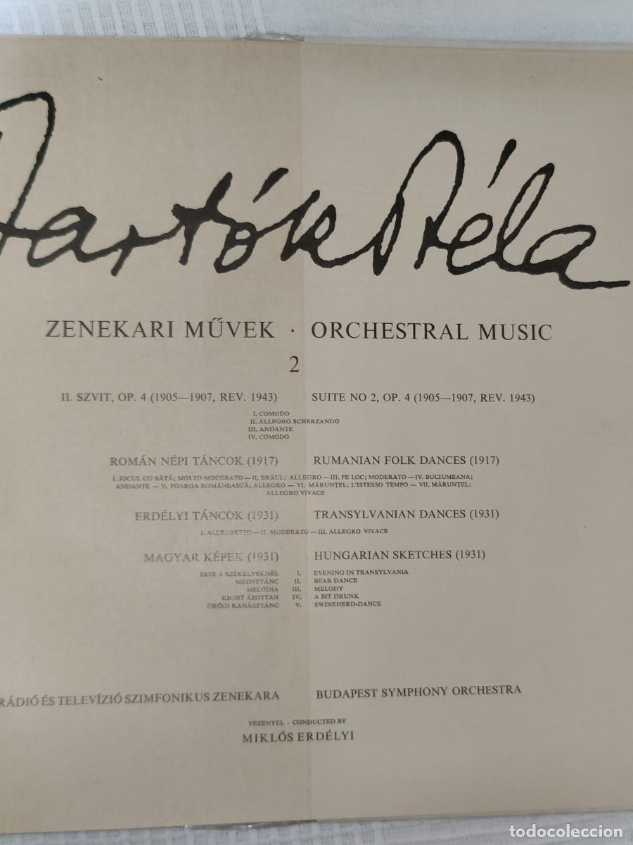 Discos de vinilo: Bart&oacute;k B&eacute;la - Suite No. 2 Op. 4 - Foto 3