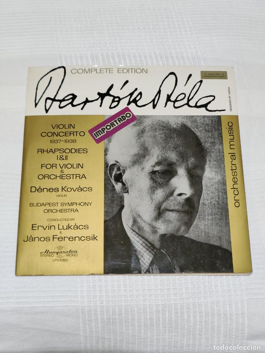 Discos de vinilo: Bart&oacute;k B&eacute;la - Rhapsody No I. y II - Foto 1