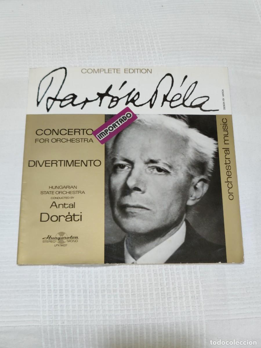 Discos de vinilo: Bart&oacute;k B&eacute;la - Concerto / Divertimento - Foto 1