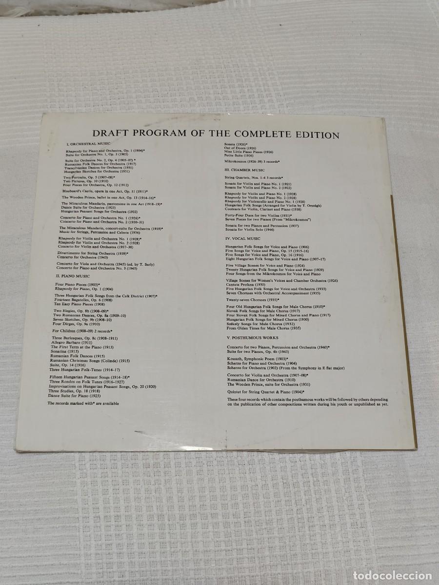 Discos de vinilo: Bart&oacute;k B&eacute;la - Concerto / Divertimento - Foto 2