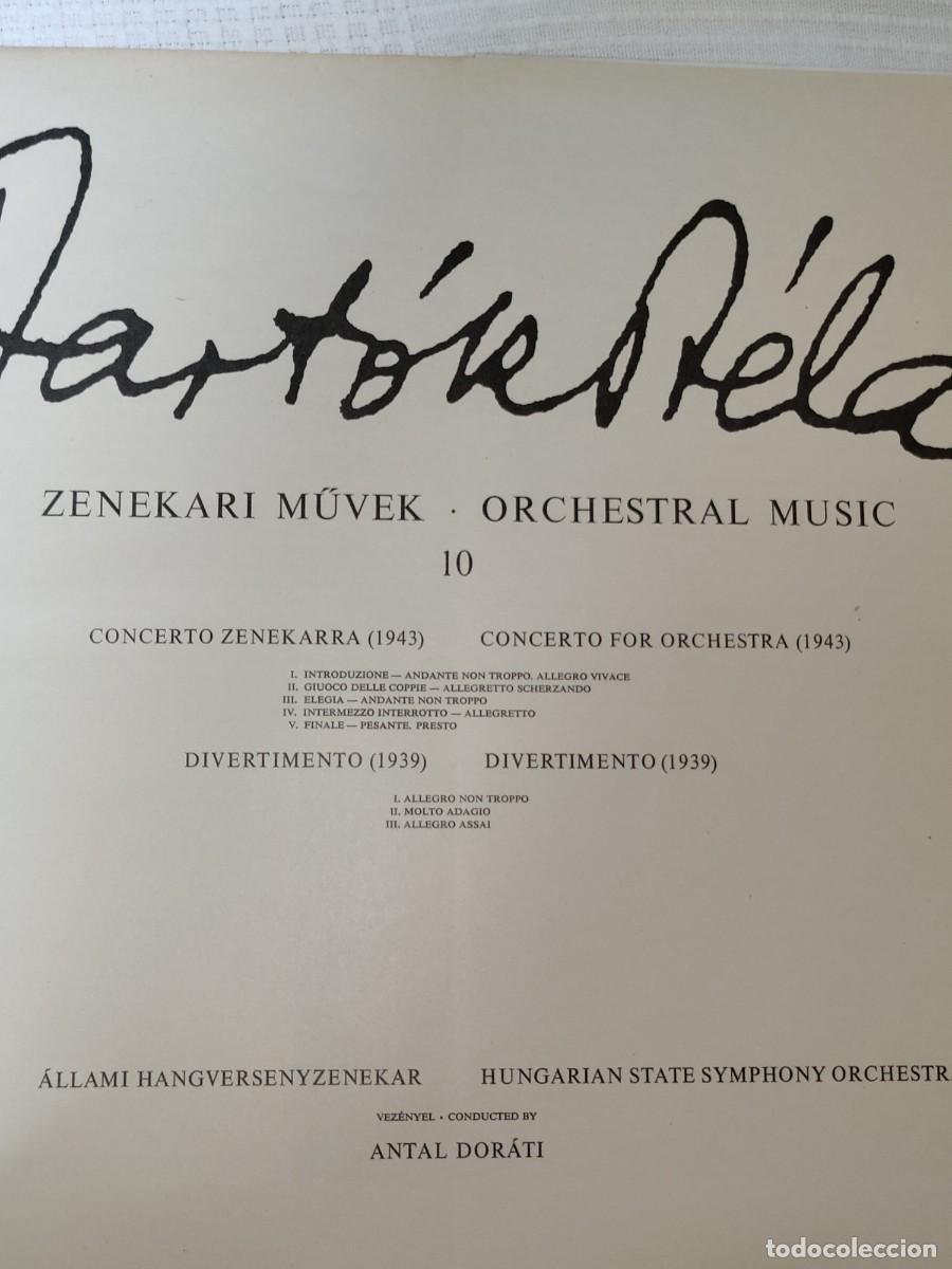 Discos de vinilo: Bart&oacute;k B&eacute;la - Concerto / Divertimento - Foto 3