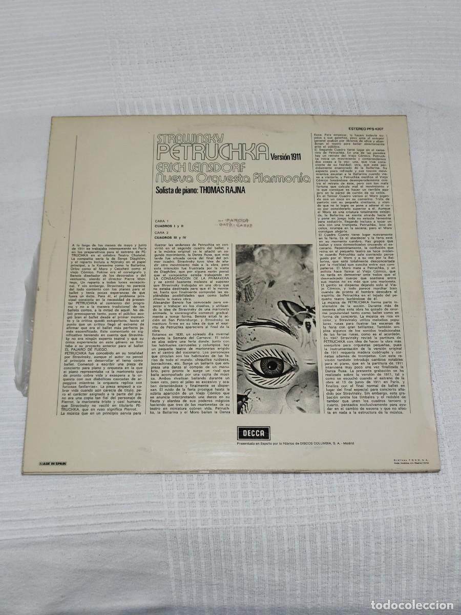 Discos de vinilo: Stravinsky - Petruchka - Foto 2