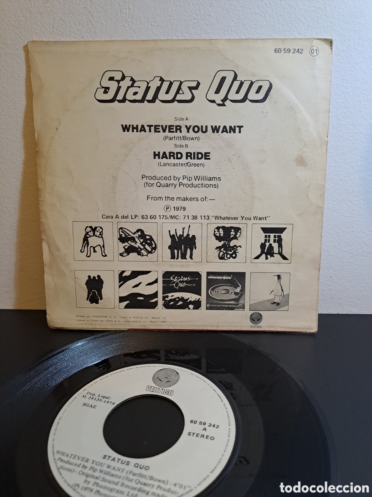Discos de vinilo: STATUS QUO. WHATEVER YOU WANT. LGS.9 - Foto 2