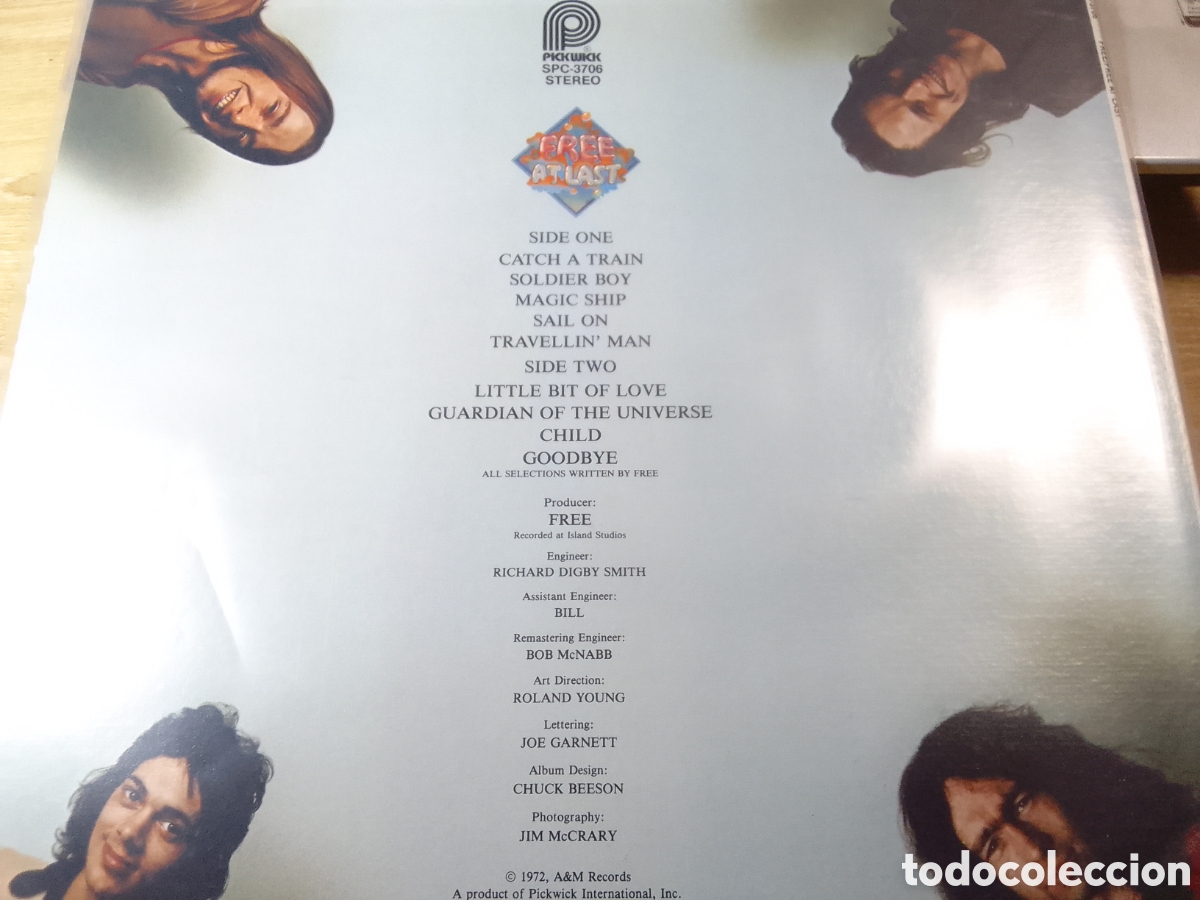 Discos de vinilo: FREE AT LAST - Foto 2