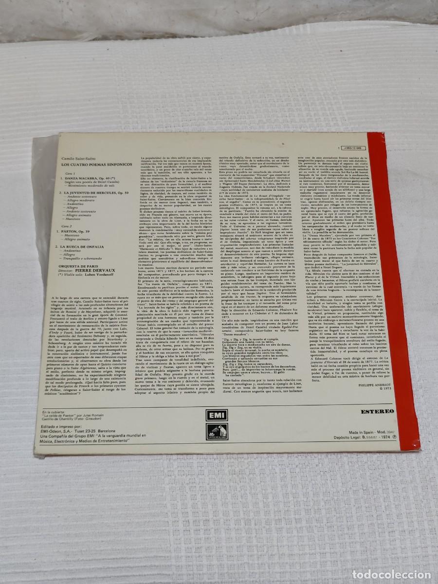 Discos de vinilo: Saint-Sa&euml;ns - Danse Macabre - Foto 2